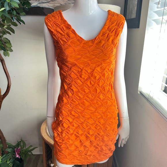 strapless open back dress ZARA Orange Floral Printed Wrap Short Dress | Brand New